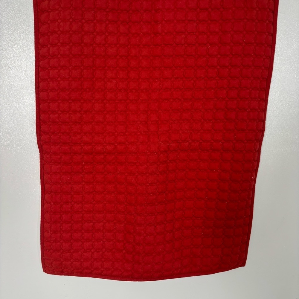 Crate & Barrel rust orange pillow cover